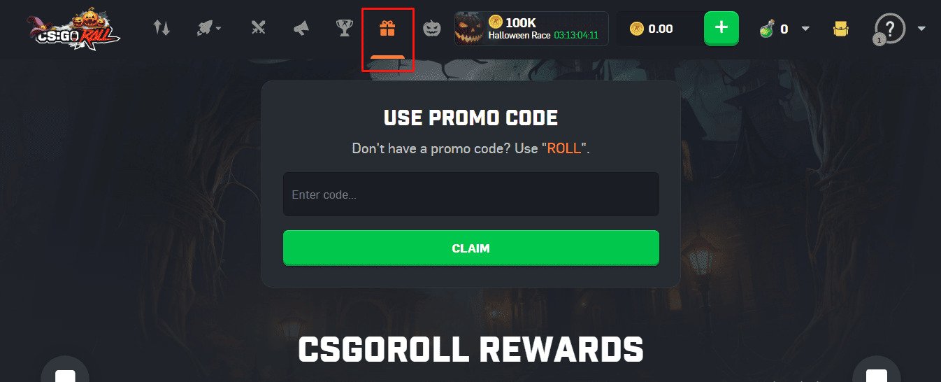 Krok 3-Znajdź pole na kod promocyjny