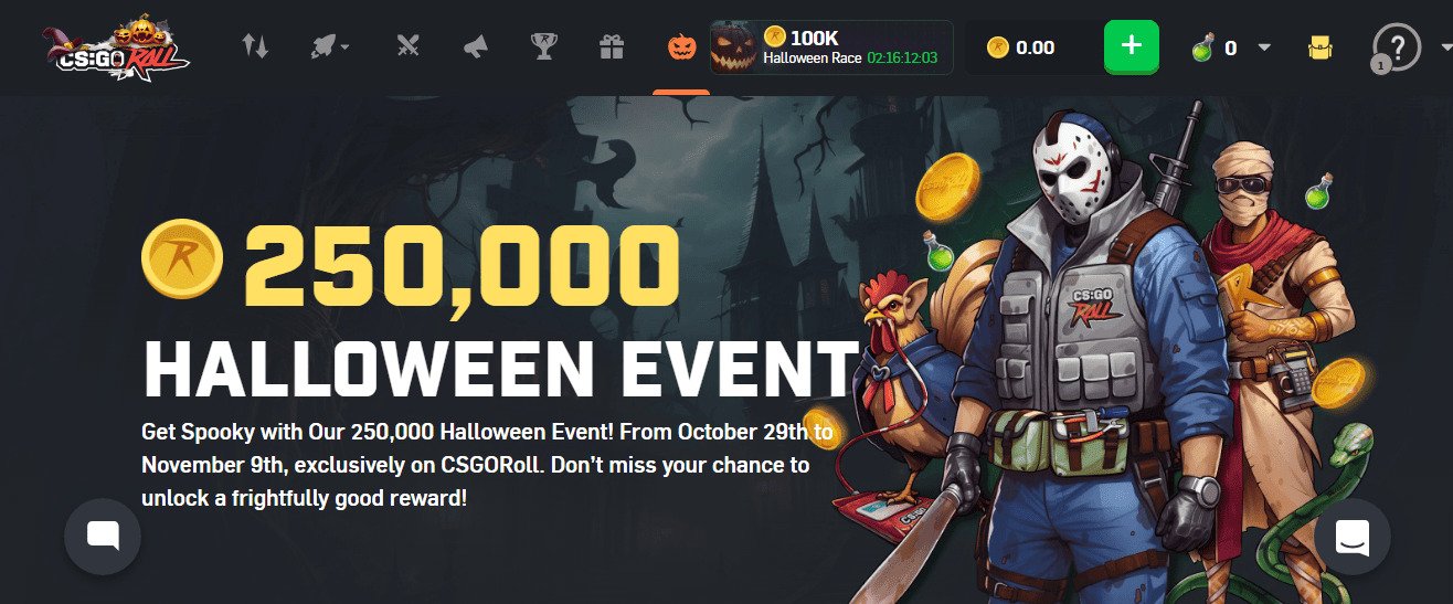 zazwyczaj odbywają się podczas sezonowych eventów na stronie.